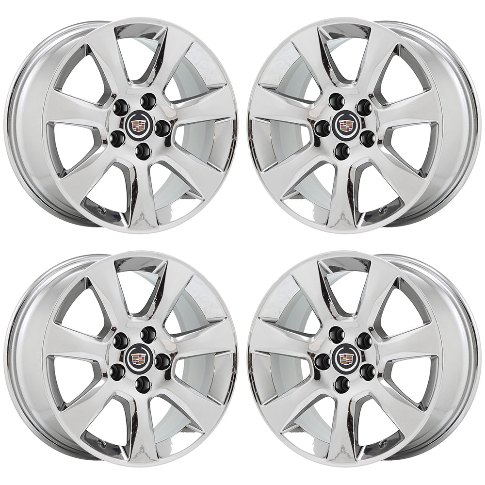 17" Cadillac ATS sedan Bright Chrome wheels rims Factory OEM set 4702